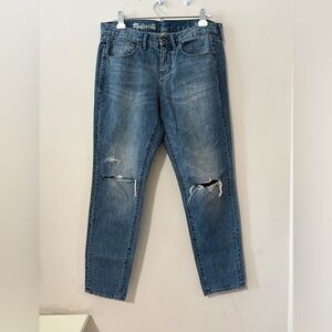 Madewell Blue Boyfriend Jeans